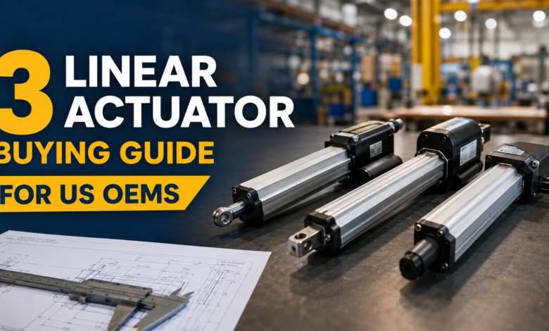 make Landscape image and colour full real image '' 3 Linear Actuator Buying Guide for US OEMs''