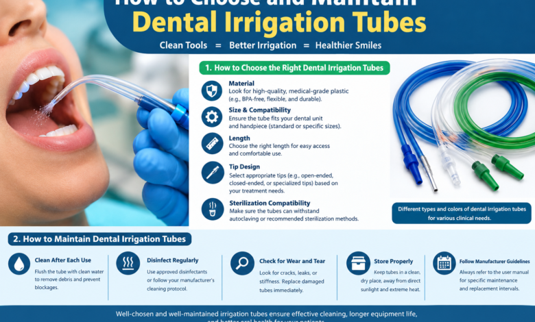 How to Choose and Maintain Dental Irrigation Tubes