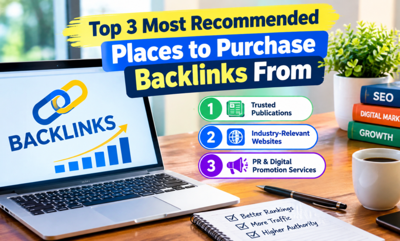 Top 3 Most Recommended Places to Purchase Backlinks From