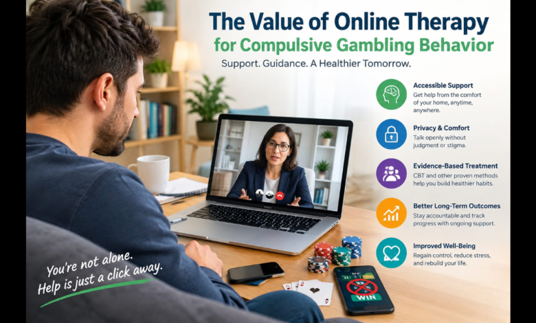 The Value of Online Therapy for Compulsive Gambling Behavior