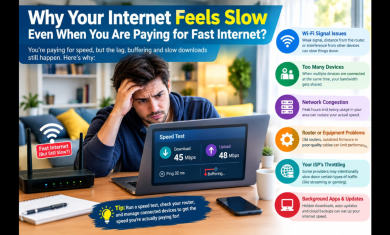Why Your Internet Feels Slow Even When You Are Paying for Fast Internet