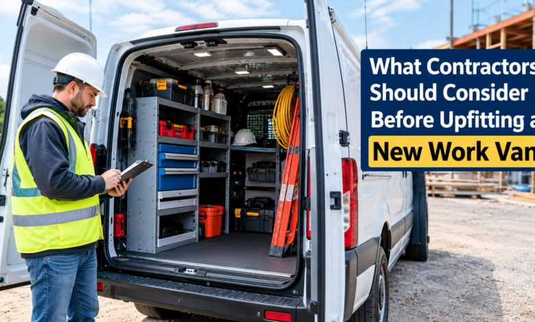What Contractors Should Consider Before Upfitting a New Work Van