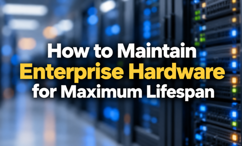 How to Maintain Enterprise Hardware for Maximum Lifespan