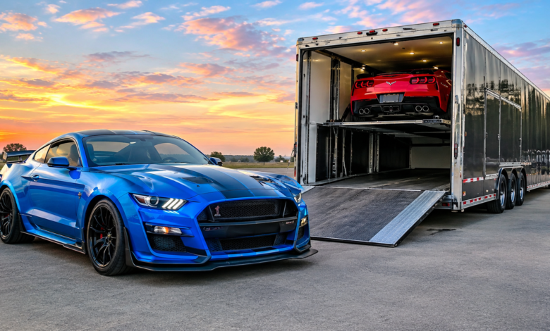 Custom Cars and Enclosed Transport