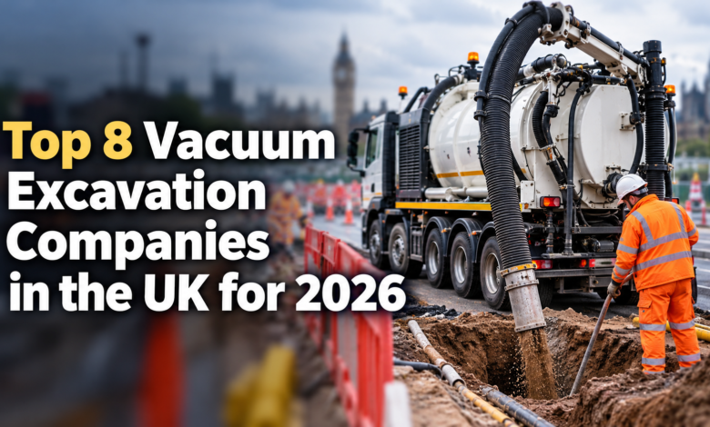 Top 8 Vacuum Excavation Companies in the UK for 2026