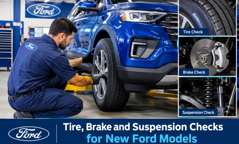 Tire, Brake and Suspension Checks for New Ford Models
